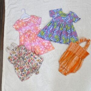 18 Month Girls Summer Dress & Romper Lot
